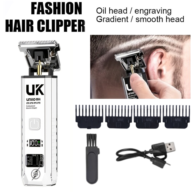 Mens Grooming Barber - Tagliacapelli Elettrico per Uomo, Trimmer per
