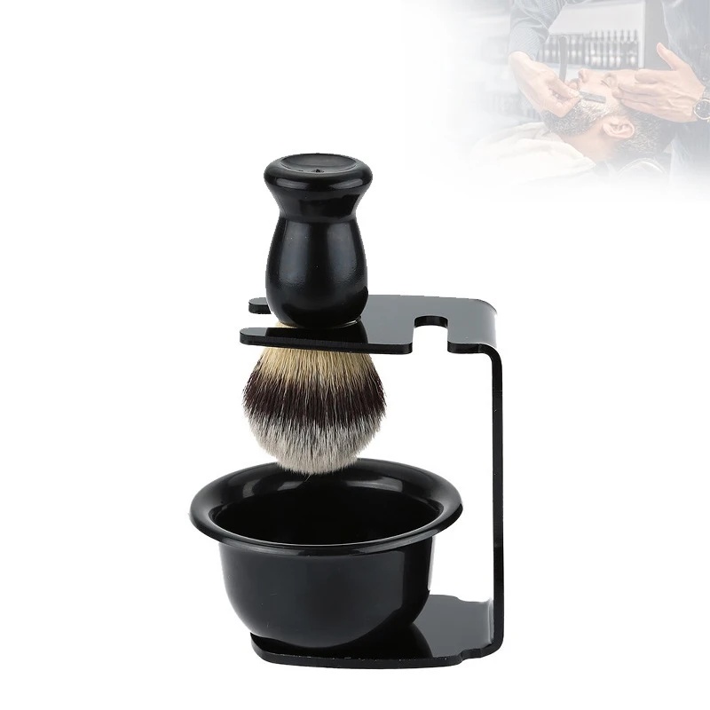 Mens Grooming Barber - Set da Barba con Pennello e