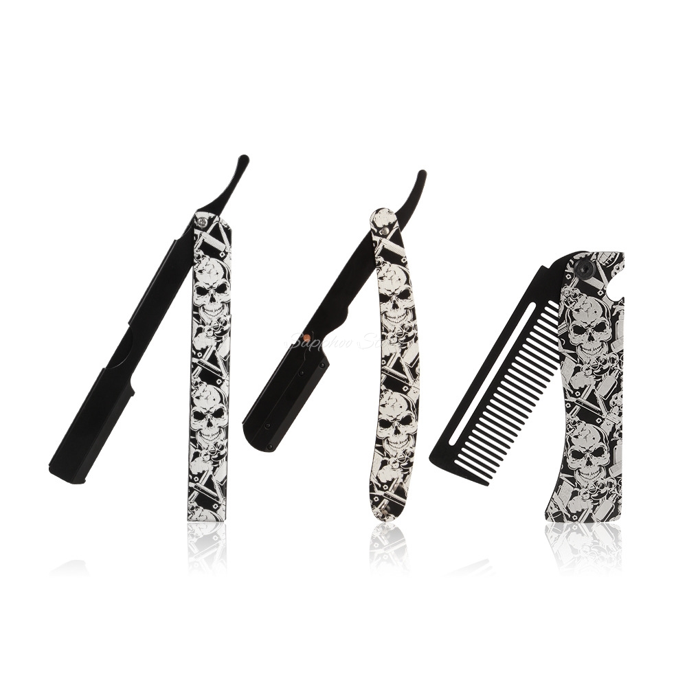Mens Grooming Barber - 2026 Kit da Barba con Rasoio