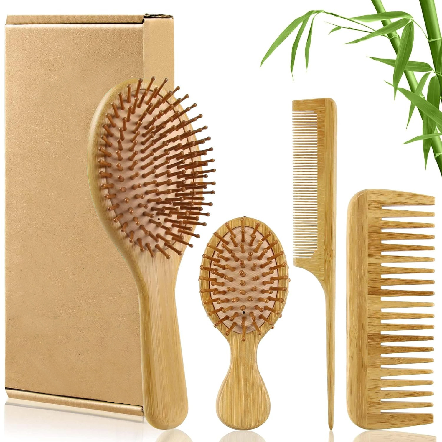 Men'S Grooming Hair - Set di Spazzole e Pettini in