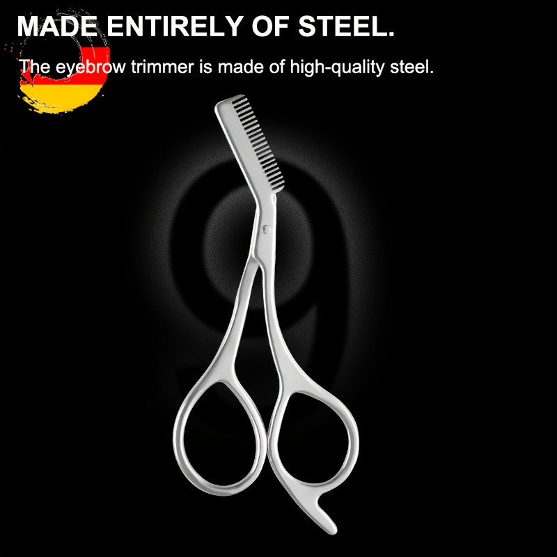 Men'S Grooming Eyebrow Trimming - Forbici per tagliare le sopracciglia in