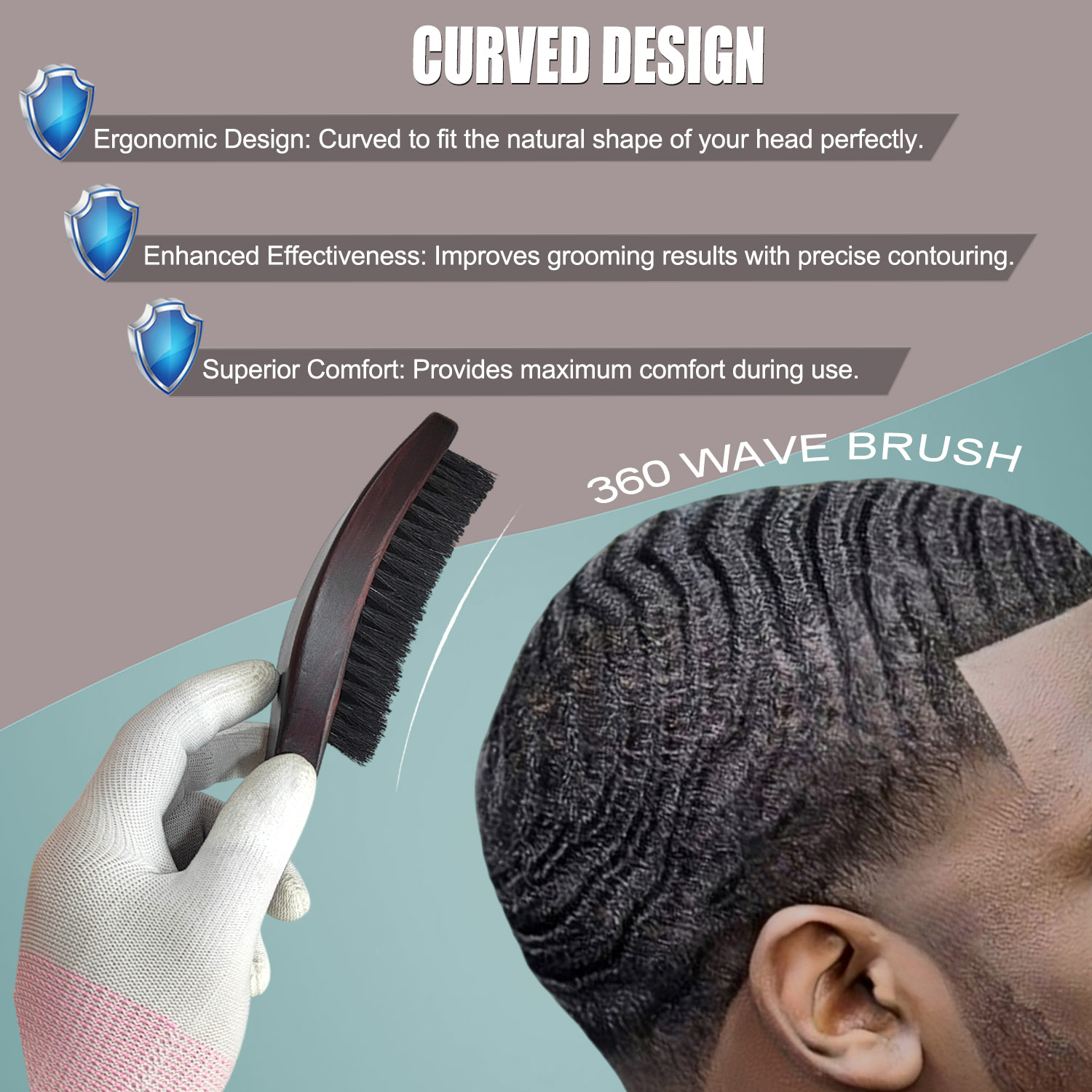 Spazzola per Onde 360 Gracemen - Men'S Grooming Hair recensione e prezzo