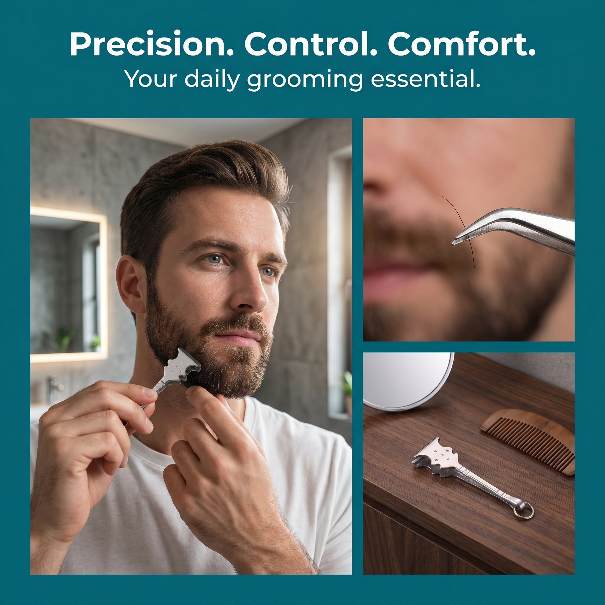 Pinzette per Barba a Forma di  - Men'S Grooming Tips recensione e prezzo